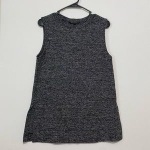 Banana Republic Tunic Style Black and White Top